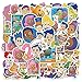 YOUKU Clásico de Dibujos Animados Bubble Guppy Equipaje Maleta Maleta monopatín Juguetes para niños Pegatinas Impermeables 50 Hojas