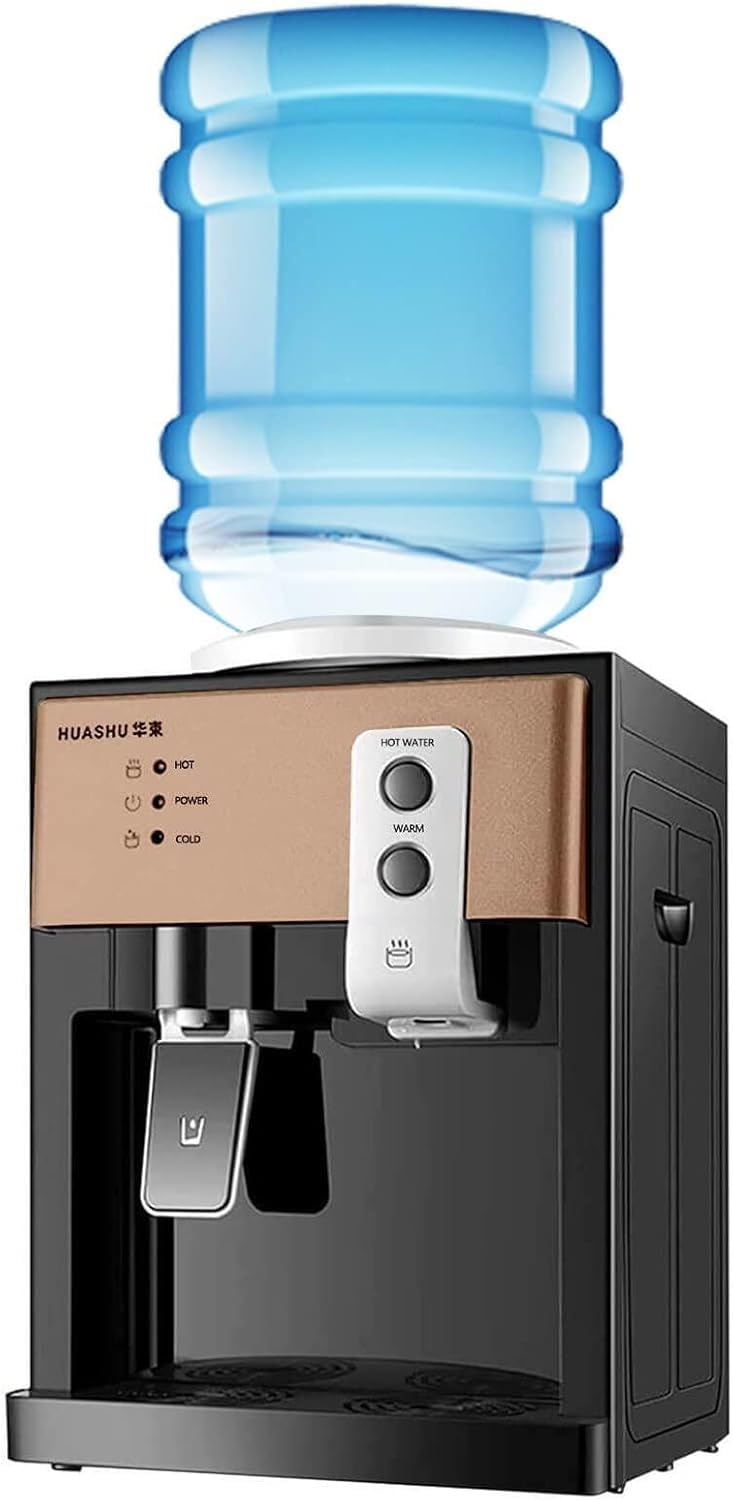 5 Gallon Water Dispenser, Top Loading Hot Cold Water Dispenser for 5 Gallon Bottle, Practiacal Freestanding Water Cooler Dispenser for Home?Office?Dormitory Use