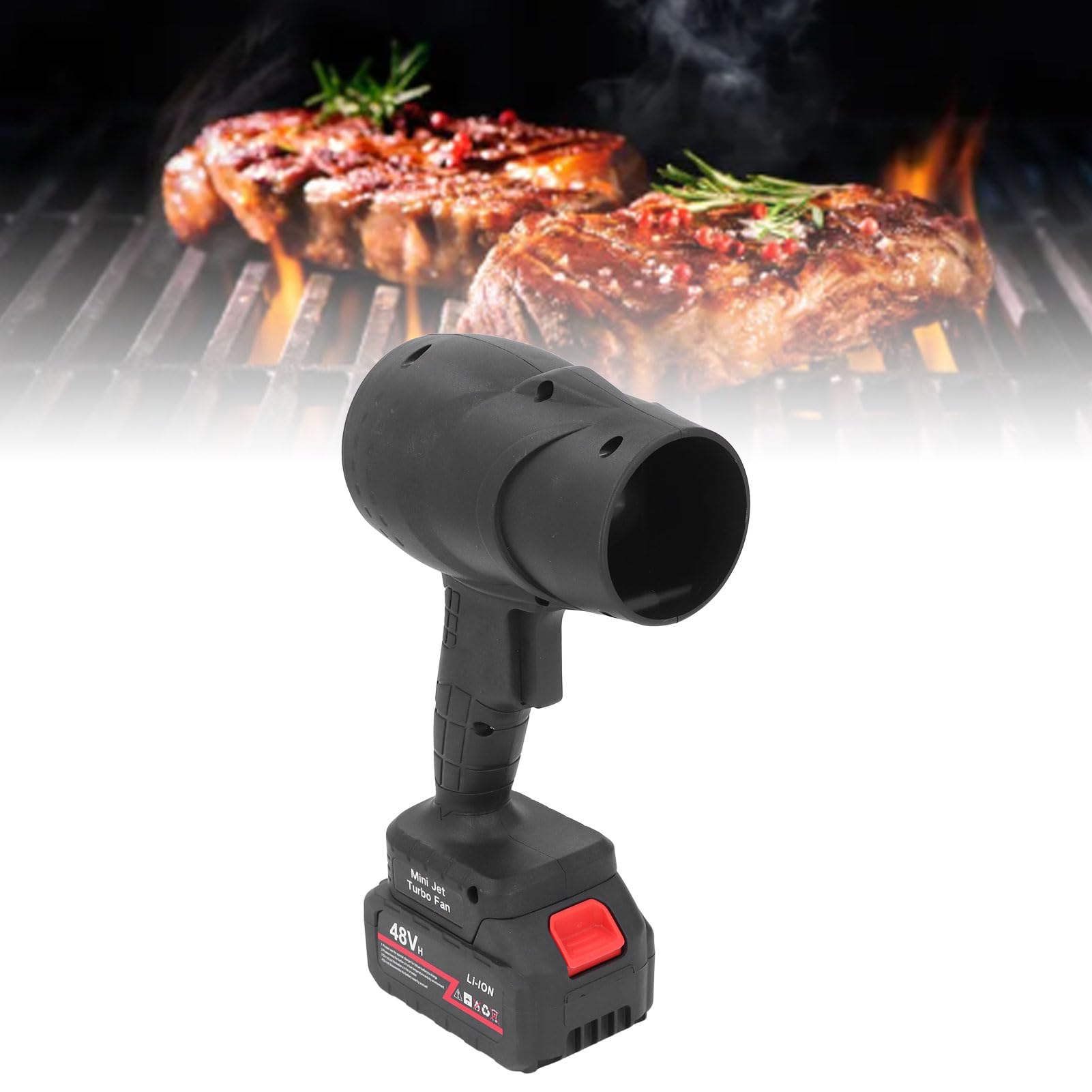 Auto Trockner Gebläse, 130000RPM Gewaltgebläse Jet Fan Trockengebläse mit 52 m/s Luftstrom Handstaubsauger für Autopflege Camping Industriereinigung (EU)