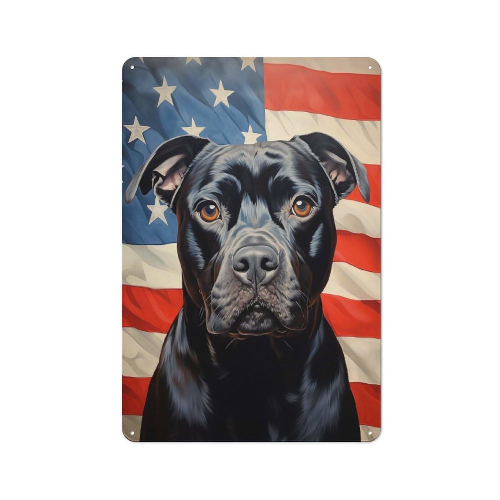 Junmoney Style-6 For Guest Room Or Hallway, Cane Corso Flag Vintage Metal Sign 30X20cm, New-Space Wall Decor For Home Decor Collectors