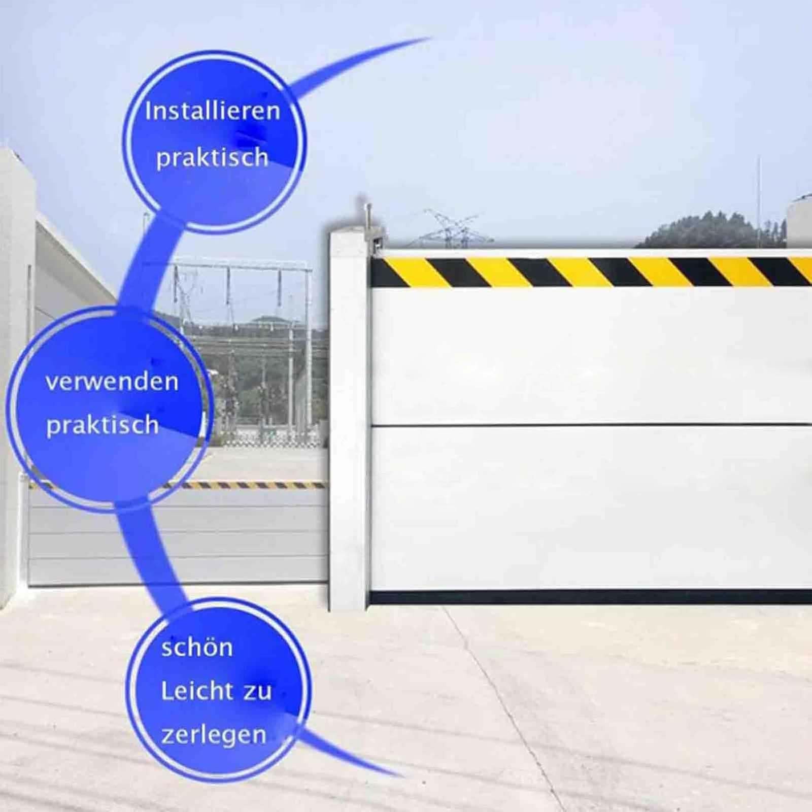 Générique Barrières De Défense Contre Les Inondat Réutilisable Barriere Anti Inondation Joint Porte Garage Barrière Anti Inondation Barrière Mobile De Protection Contre Les Inondations
