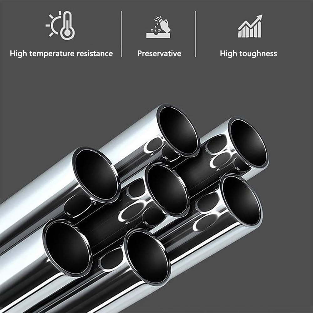 Platzsparende Industriegarderobe mit Rollen, Metall-Kleiderständer für Flur, maximale Traglast 60/80/100 cm x 30 cm x 174 cm, stabile Kleiderstange für einfache Befestigung