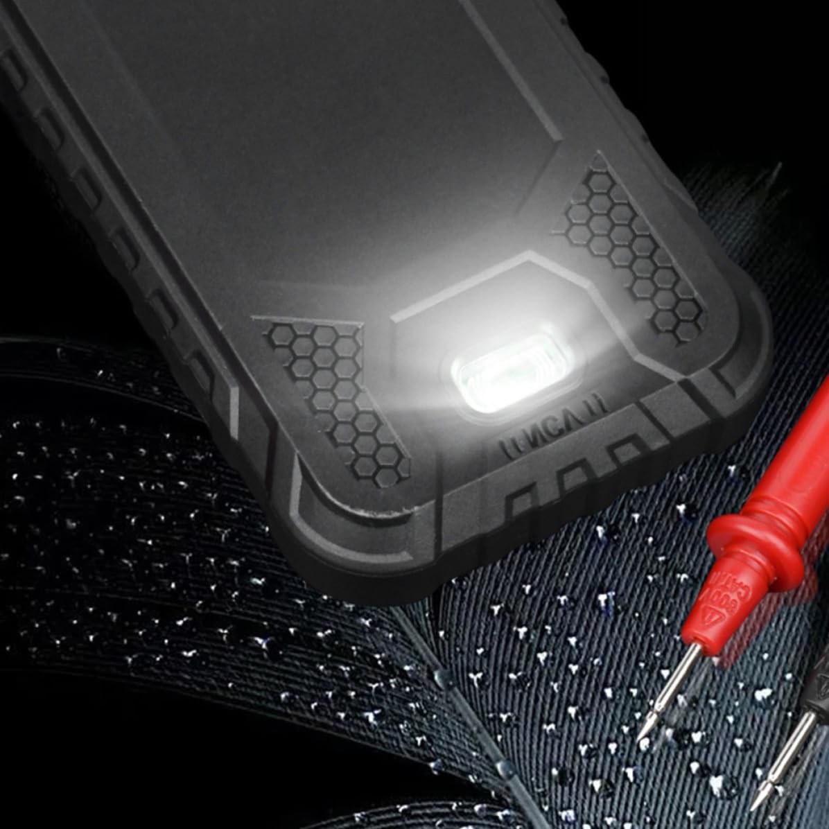 Et8132 Sicherheitsmultimeter mit Druckknopf, Tragbares Messgerät