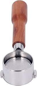 51mm Bottomless Portafilter with 2 Ears - Stainless Steel Naked Coffee