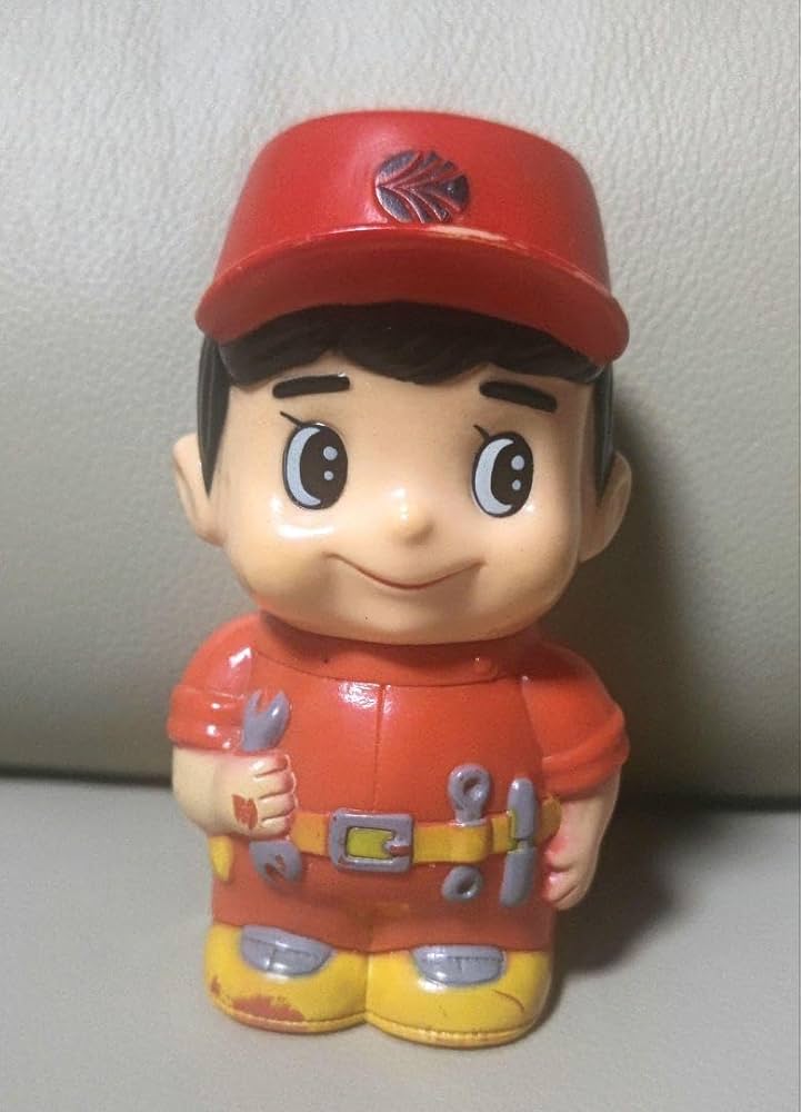 ★マキバオー貯金箱（大）TOMY 1996 ソフビ フィギュア 貯金箱 アニメ ☆マキバオー貯金箱（大）TOMY 1996 ソフビ フィギュア 貯金箱