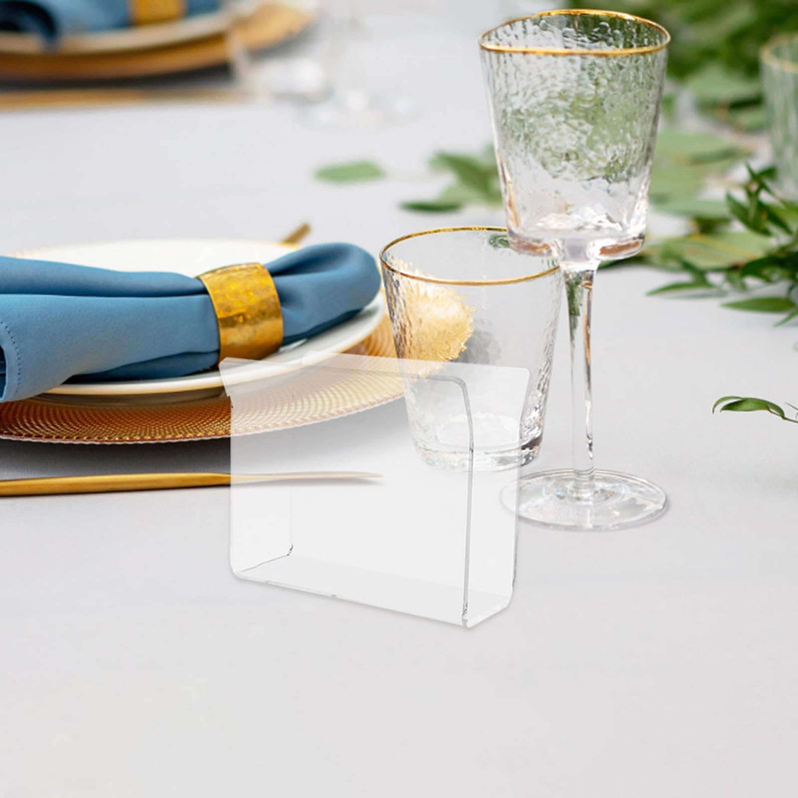 DOITOOL Dispensador de servilletas acrílico de 3 piezas: Soporte para pañuelos de encimera para cocina, baño, mesa de comedor - Dispensador de servilletas transparente para pañuelos y toallas de