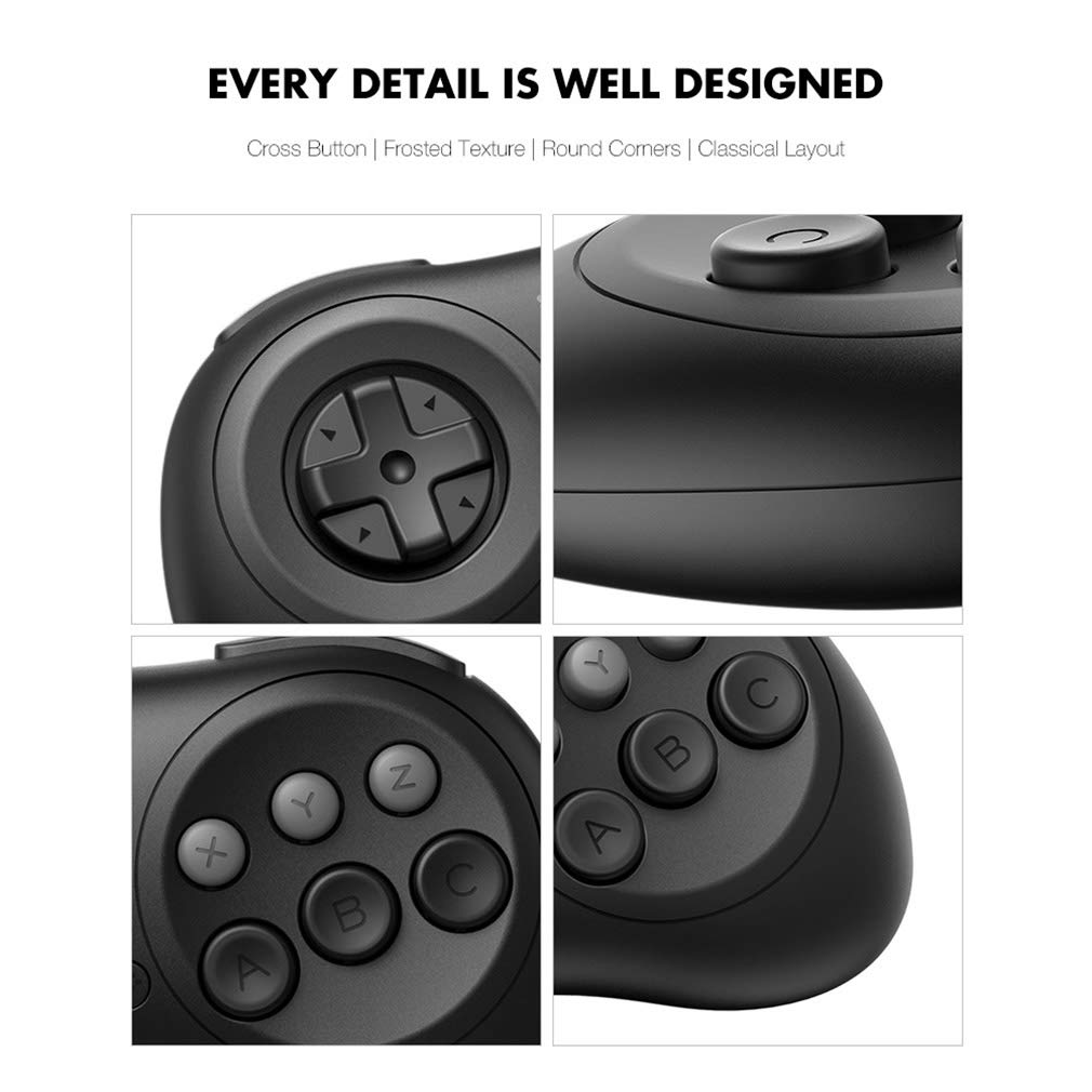 Dear, you 2.4g Manija inalámbrica, Controlador de manija de Juego Bluetooth, Support MD Game Console, conexión por Cable Cambio de inquilino de conexión PC Mac Steam Juego