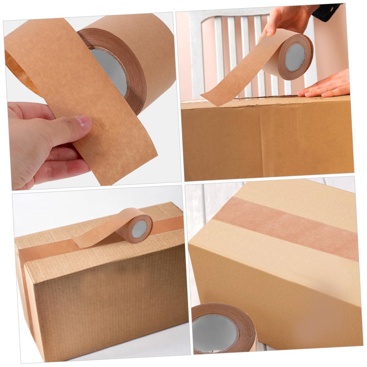 Housoutil 3 Set Nastro Adesivo Nastro Resistente Per Spedizioni E Sigillatura Scrivibile E Facile Usare 3 * 3