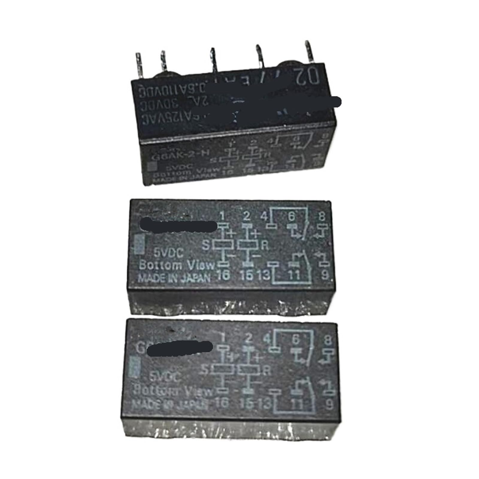 Przekaźnik G6AK-2-H 5 V 10-pinowy (3 sztuki) (3 szt.)