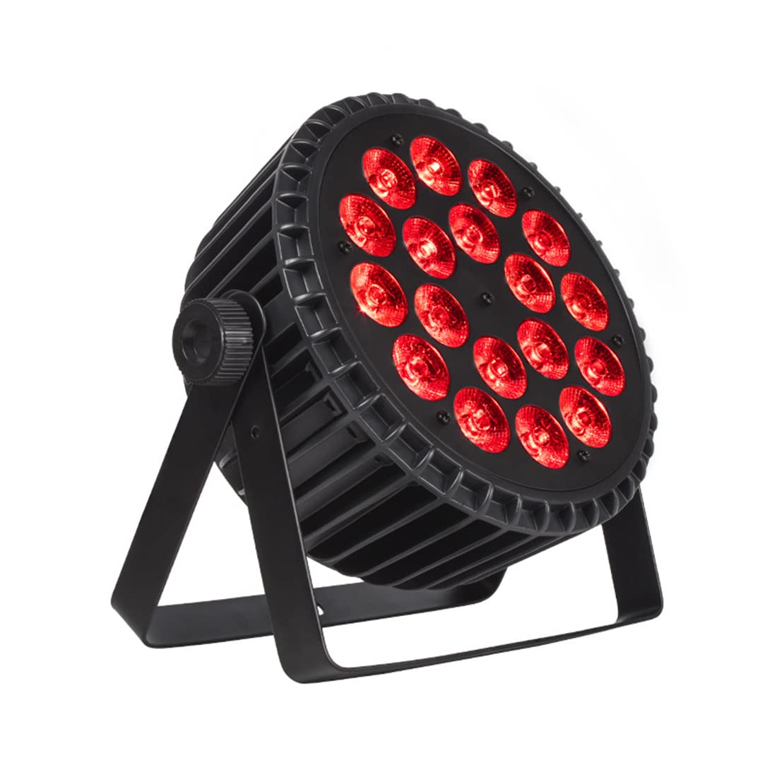 Aluminum Alloy LED Par 18x18W RGBWA UV 6in1 Lights DMX512 Disco Ball Lamps Stage(US Warehouse)