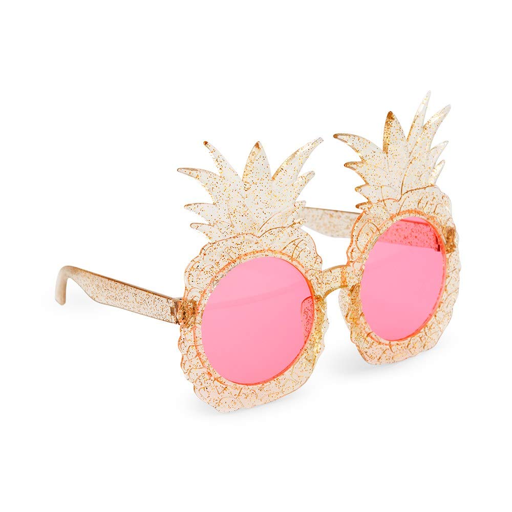 WEDDINGSTAR Womens Unique Shaped Bachelorette Party Sunglasses - Pineapples