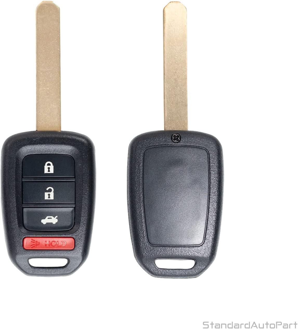 StandardAutoPart New Replacement Car Remote Head Key Compatible with Honda CR-V Accord Civic 2016 2017 2018 2019 2020 2021 MLBHLIK6-1TA (Complete Unit)