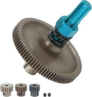 91T Slipper Gear Set, Aluminum Alloy Hardened Steel Differential Slipper Gear Upgrade Parts for Arrma Senton 1/10 for Granite RC Cars (Blue) Arrma Senton Slipper Clutch