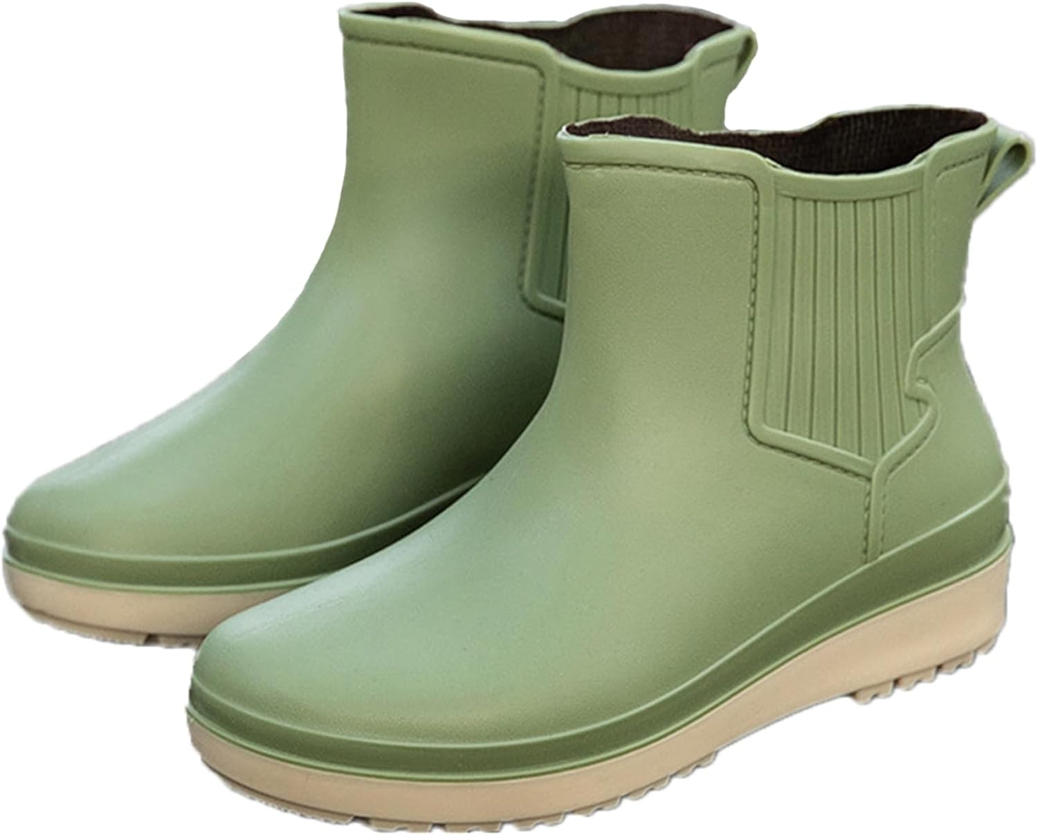 Wellington Boots Women Short Ankle Boots Waterproof Rain Boots Outdoor Garden Shoes