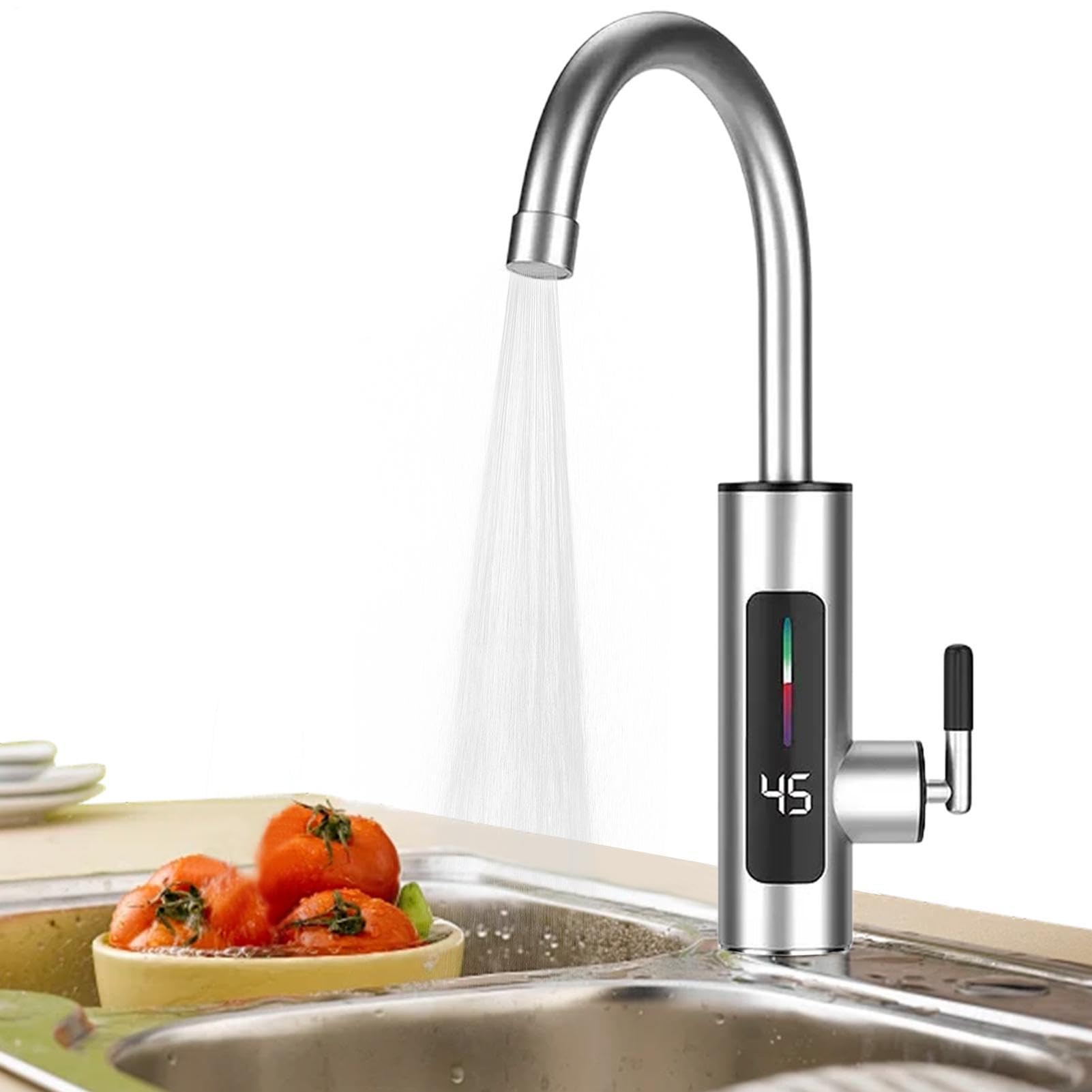 Rubinetto da cucina girevole a 360 gradi con indicatore di temperatura
