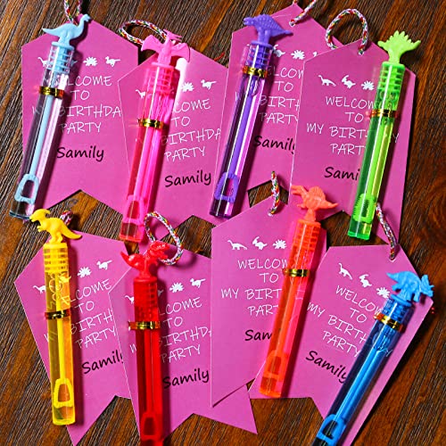 Mapixo MAPIXO-32-DINOBUBBLE Pack Bubble For Kids Party Favors, 8 Style Mini Bubble Wands With Gift Box, Dinosaur Toys Bulk For Carnival Prizes Goodie Bag Stuffers Supplies, Birthday Bath Time Bubbles Blower Toy thumb #2