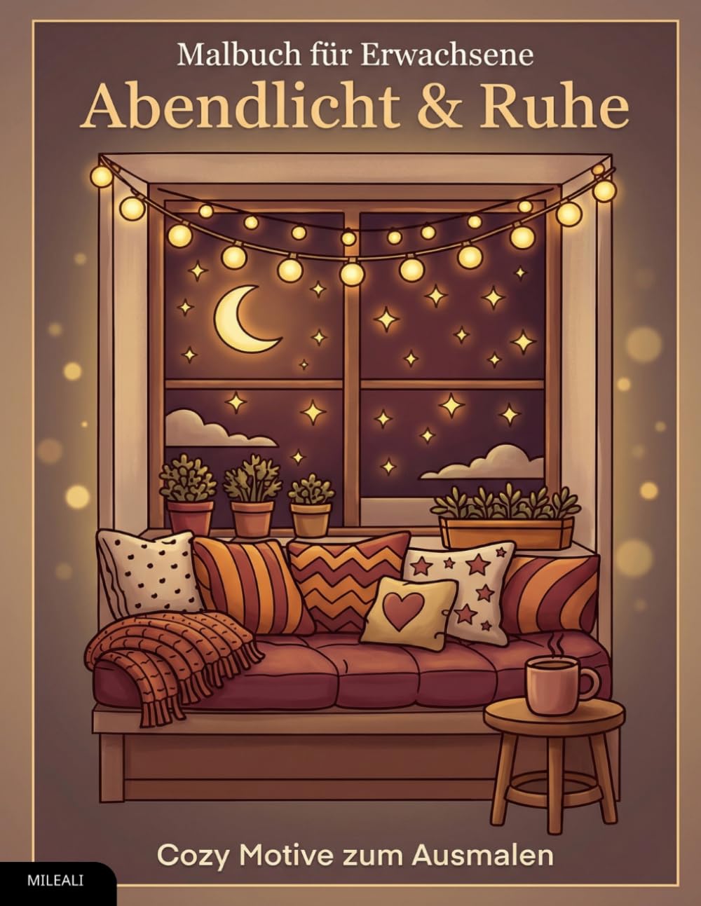Malbuch für Erwachsene – Abendlicht & Ruhe: 50 Cozy Motive zum Ausmalen
