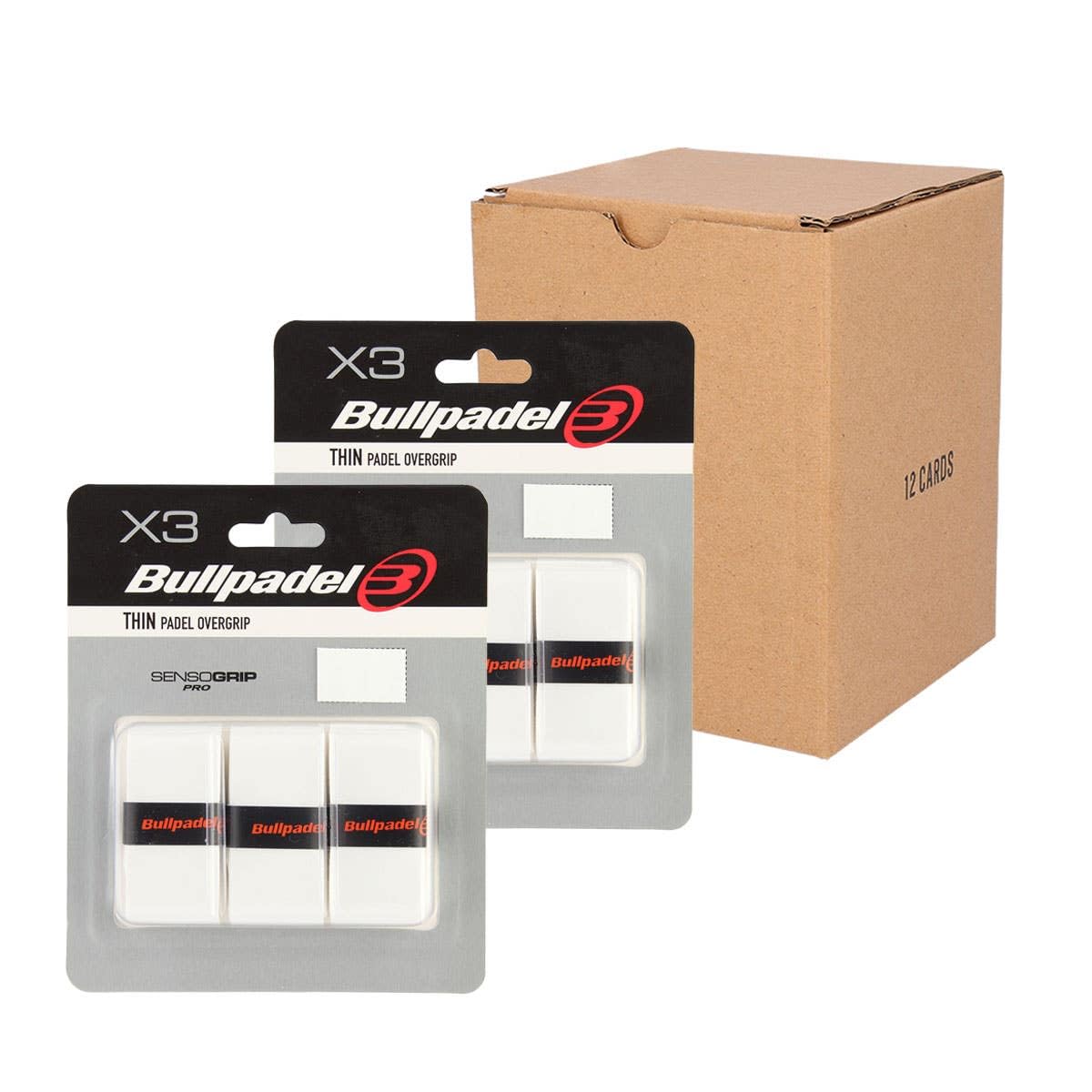 Caja 12 Uds - Blister (3 Uds) Overgrip Bullpadel