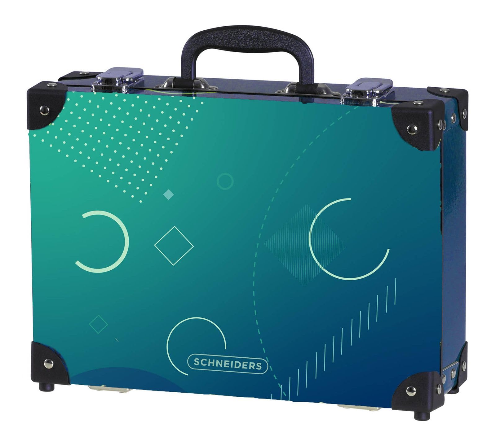 Schneiders accessoires pour cartables Case Geo Motion turquoise