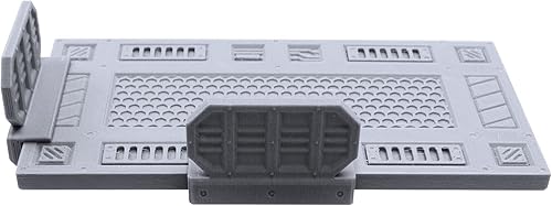 Miniatura 3 de EnderToys Campo de escaramuza industrial de varios niveles, escenario de terreno para Necromunda, equipo de matar, compatible con Sector Mechanicus,