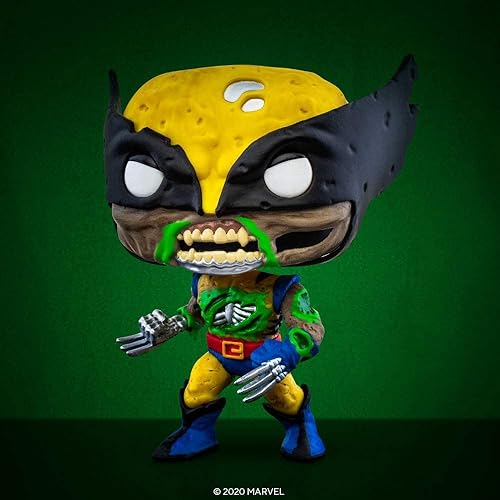 Miniatura 6 de Funko Marvel Zombies - Zombie Wolverine Pop! Figura de vinilo (incluye funda protectora compatible con caja Pop Box)