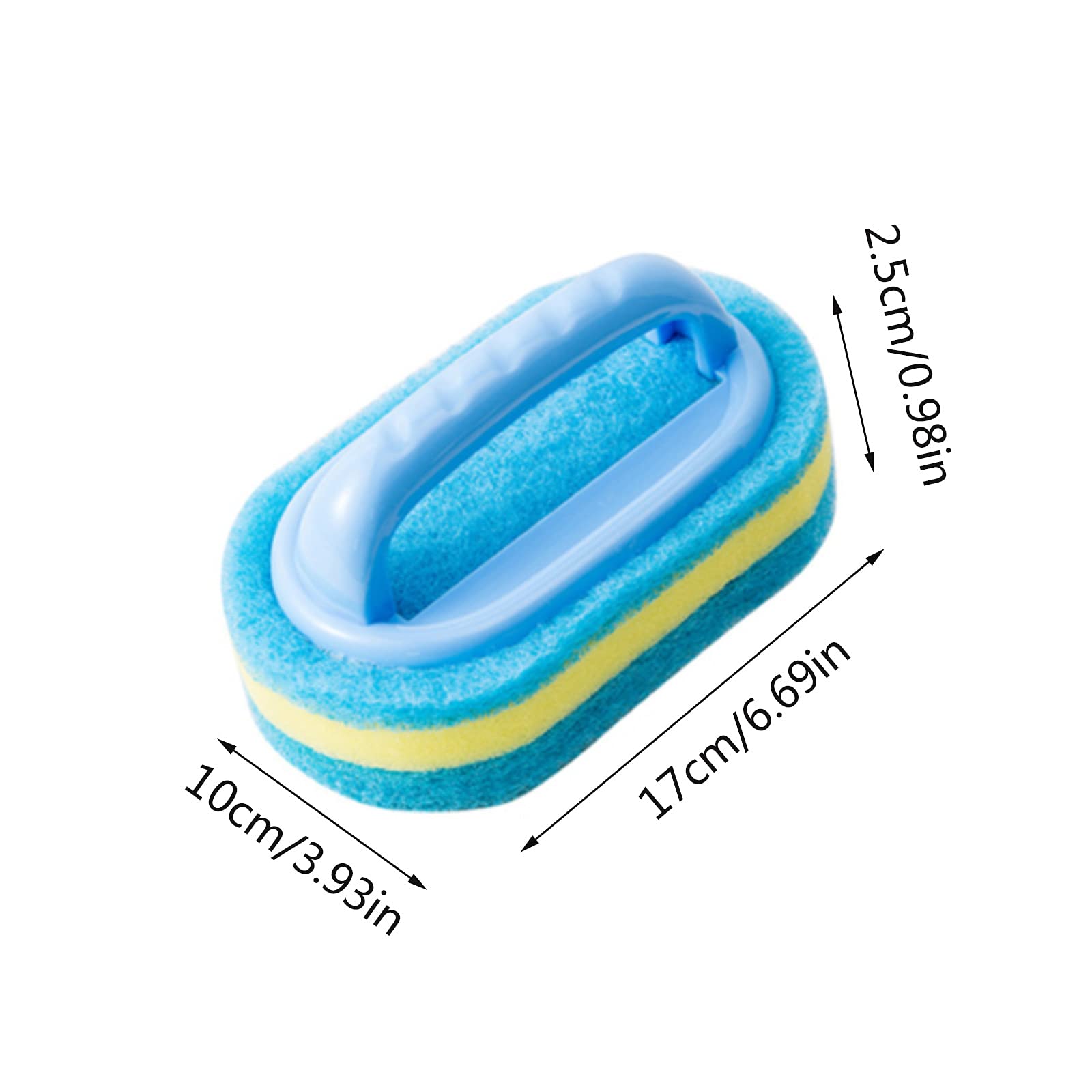 Brosse De Nettoyage Tout Usage - Pour Salle De Bain, Cuisine - Poignée Ergonomique - Lot De 2