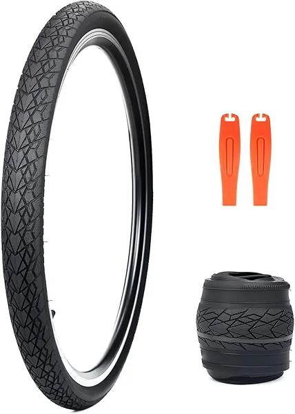 ZUKKA Bike Tire 20x1.75/20x2.125/24x1.75/26x1.75/27.5x1.75 Inch Replacement Bike Tire for Mountain Bike Cruiser Bike