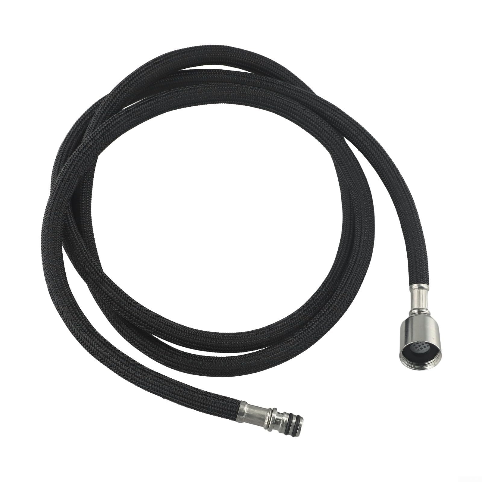 Nylonowy filament zewnętrzny wąż rurowy do baterii kuchennej wyciągany kran zlew części zamienny wąż niezawodny wyciągany wąż do baterii kuchennych (zatrzaskowy czarny)