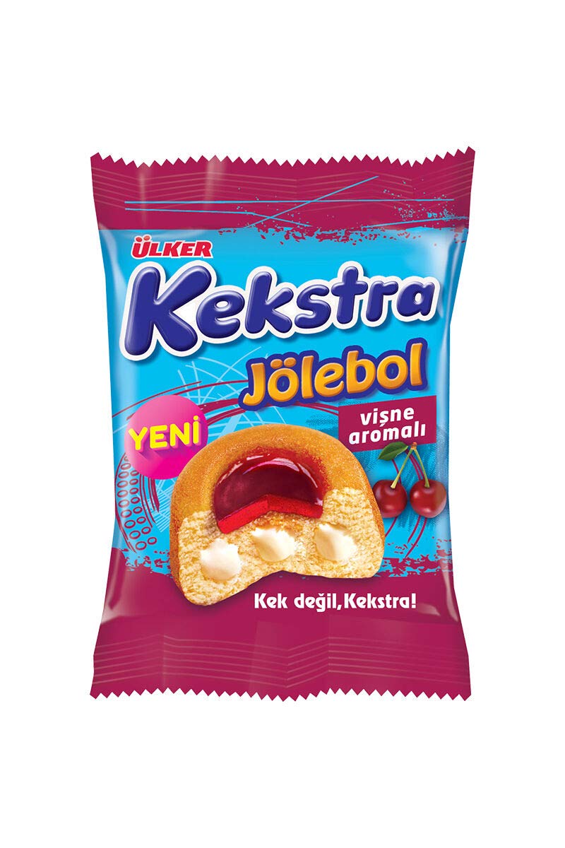 Ülker Kekstra Jölebol Vişne Aromalı 40 Gr : Amazon.com.tr: Gıda Ürünleri