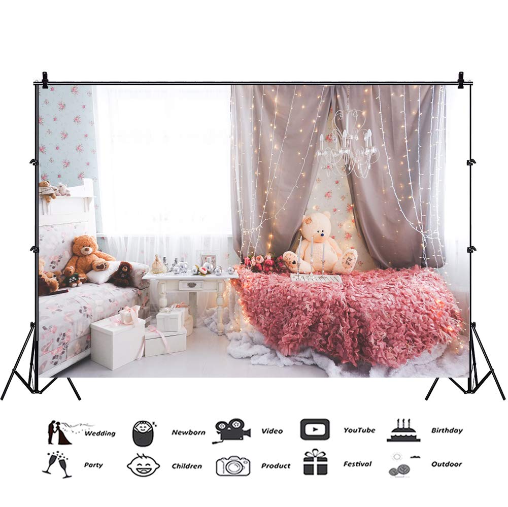 Amazon.co.jp: Qinunipoto 背景布 インテリア プリンセスの部屋 撮影 