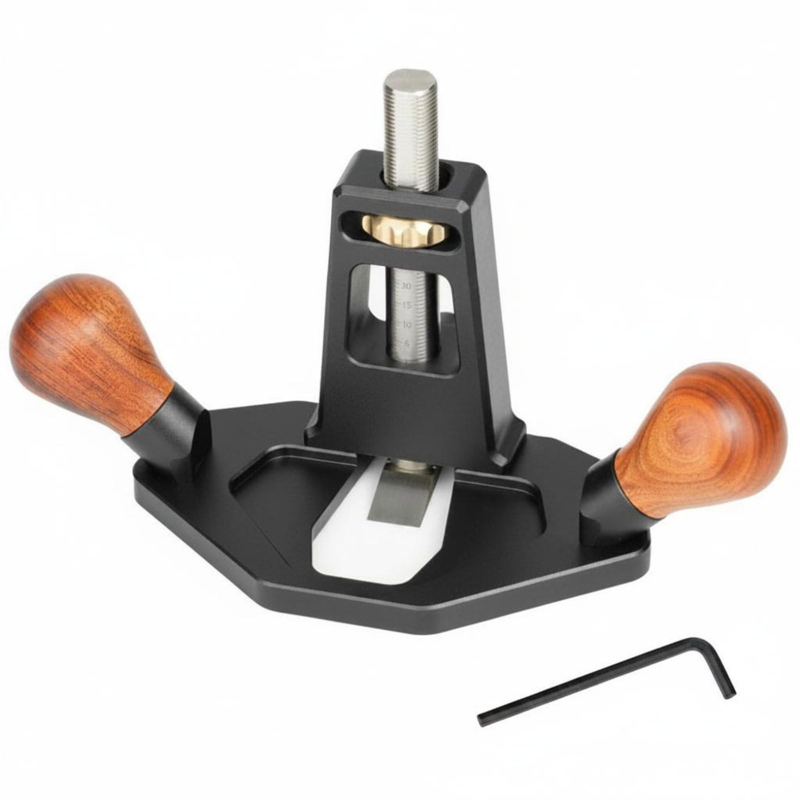 Ergonomic Wooden Handles Router Plane Precision Cutting Wood Router Plane Adjustable Depth High Speed Steel Blade for Woodworkers, Carpenters, Furniture Making, Workshop, Wood, Aluminum Handle-picture-18