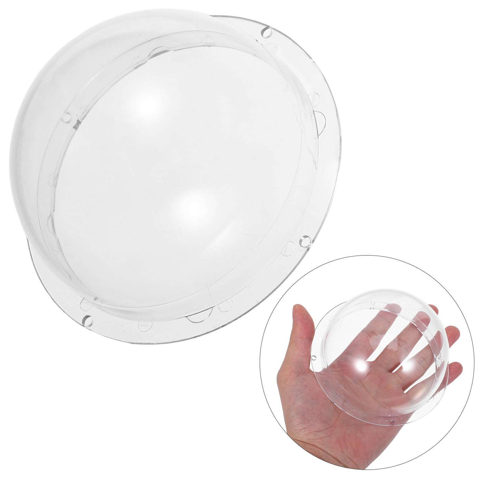 Copertura Protettiva Trasparente per Telecamera Cupola Acrilico per Esterni Copertura Antipioggia in Plastica per Telecamera Sostituzione della Protezione Alloggiamento