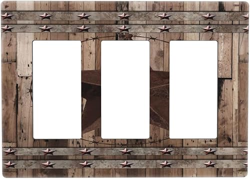 Miniatura 15 de Cubierta de Interruptor de Luz de Palanca de 1 Gang con Estampado de Bosque de Pinos Rústico Campestre, Cabaña Lodge Granero Bosque Forestal de