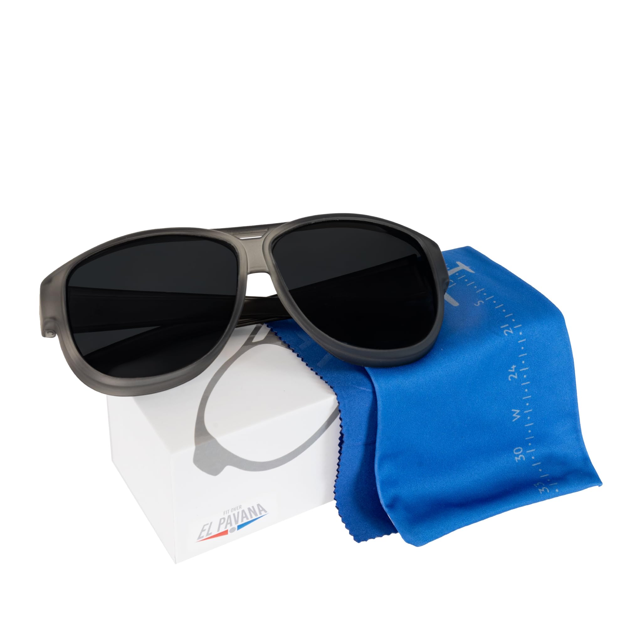 ActiveSol Lunettes de protection El Pavana - Extra foncées - Catégorie 4 - Pour porteurs de lunettes - Polarisées, Catégorie : 4 - Grises
