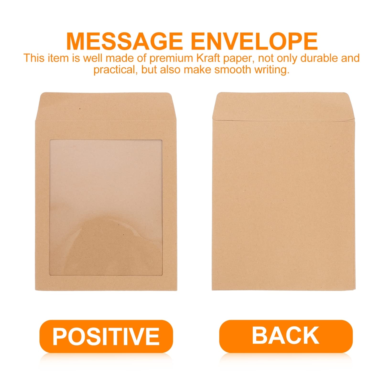 DOITOOL 1 Juego Sobres Transparentes Bolsas De Envío Y Resistentes Perfectos Invitaciones Y Correspondencia 25 Piezas