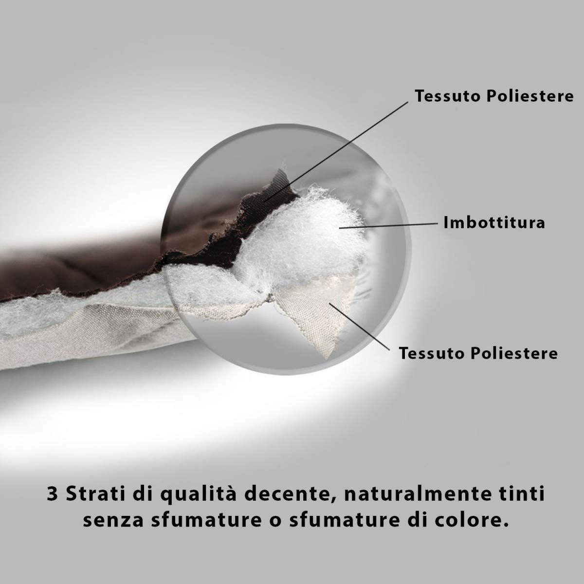 Salvadivano Con Elastico Antiscivolo LOVETESSILE – 2 Posti, Marrone Chiaro – Fodera Elasticizzata Lavabile In Poliestere - 2