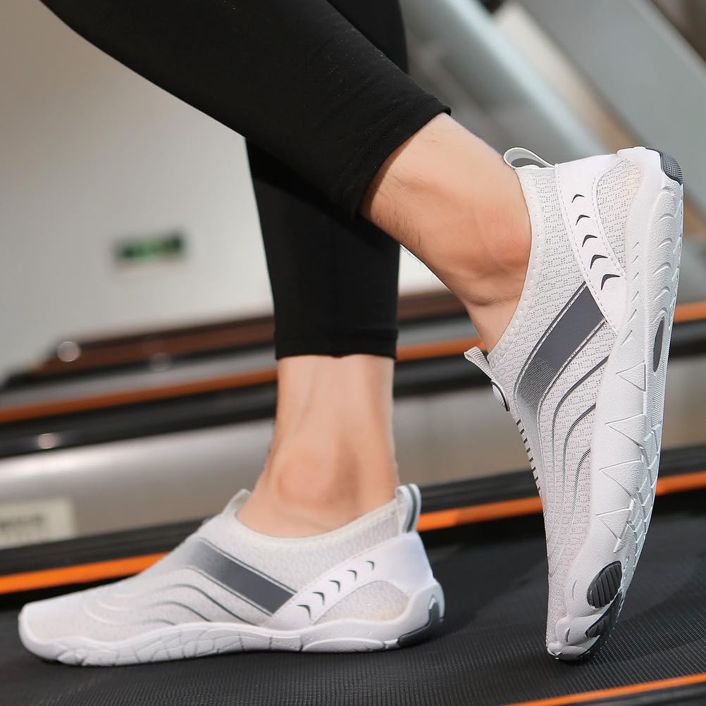 Wasserschuhe für Damen Herren, Mesh Schlüpfer Schnelltrocknende Barfuß Aqua Schuhe für Schwimmen, Pool, Bootfahren, Surfen, Tauchen, Yoga