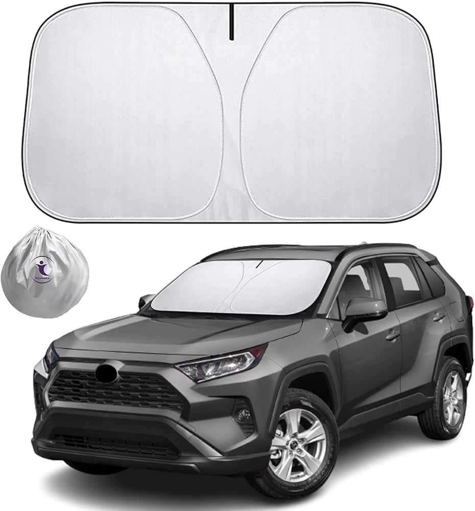 Amazon.com: Windshield Sunshade for Toyota RAV4 2019-2025, 240T