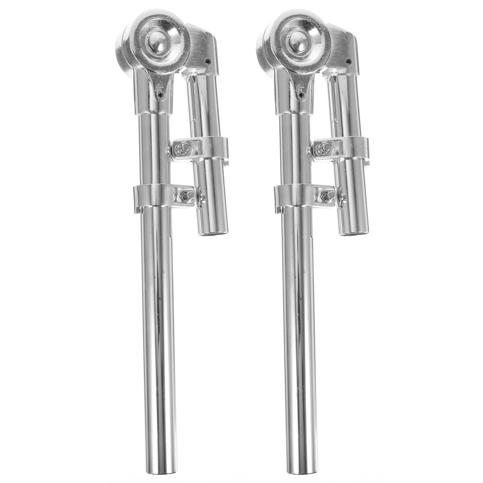 Support de tom argenté en métal durable pour suspension stable de batterie vickasky - 8