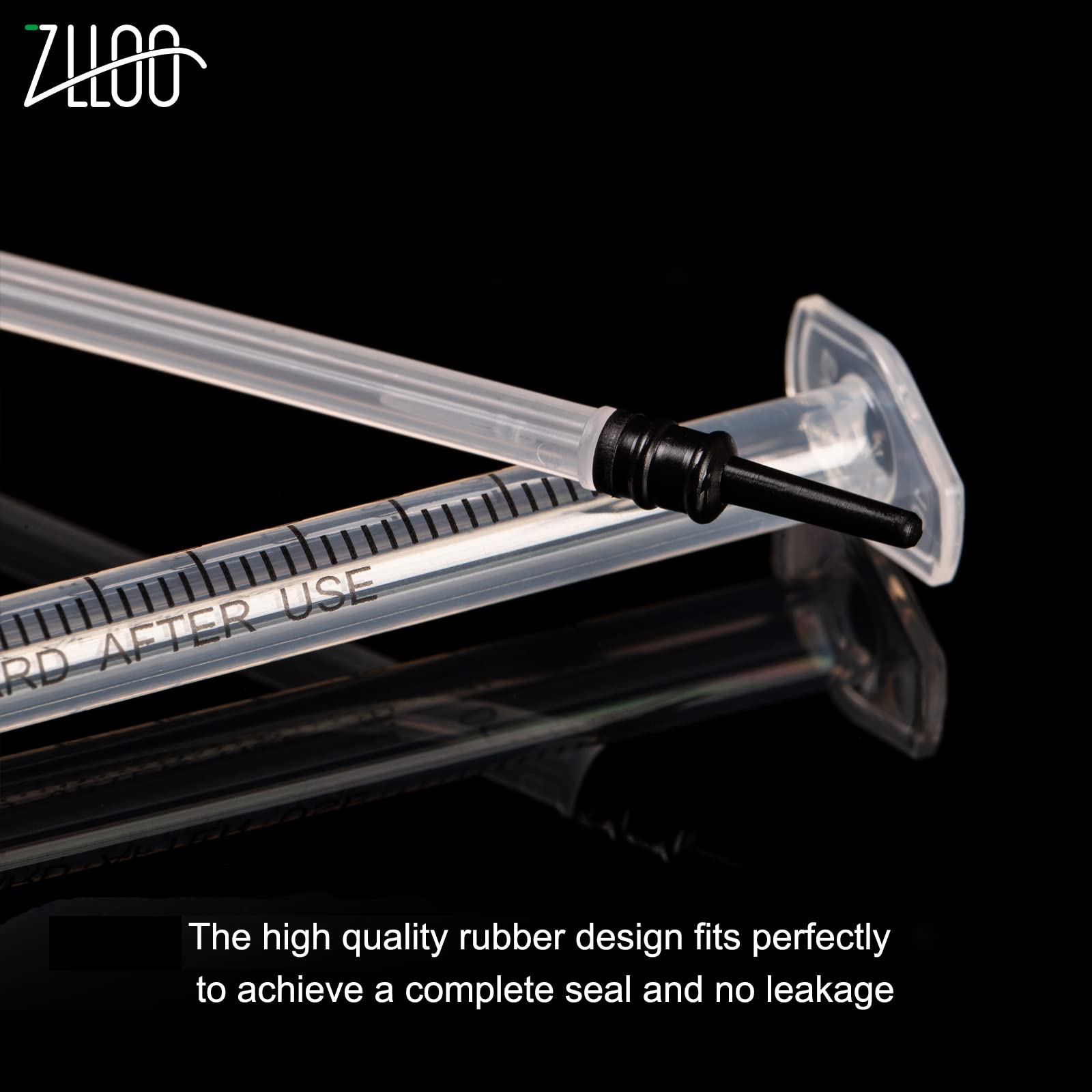 1 ml/cc Plastiktube mit 25G-25mm Kopf, Einweg-Luer-Lock Unabhängige Verpackung, Einfach zu Bedienen (100 Stück)