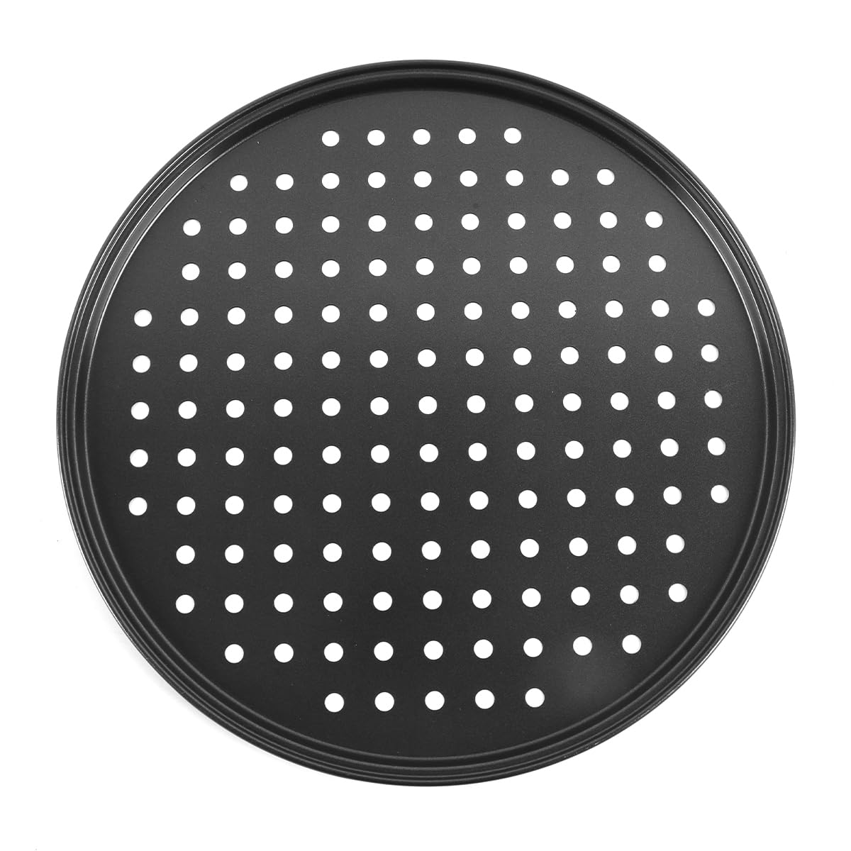 Plaque à pizza perforée antiadhésive Ludom de 32 cm pour éviter les pâtes molles au four