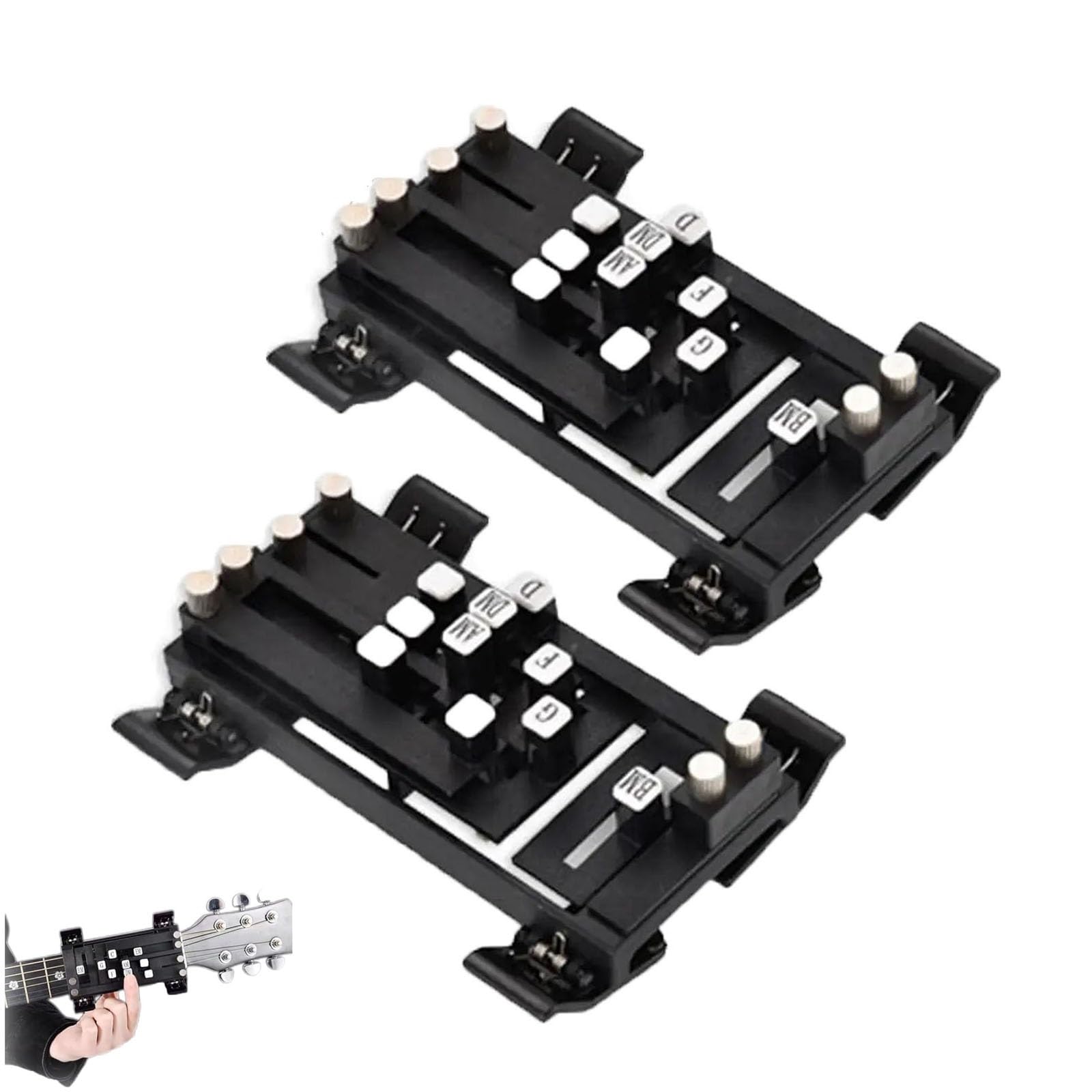 Guitar Chord Presser for Acoustic Guitar, Guitar Aid Chords Trainer, Guitar Chord Presser, Guitar Chord Trainer, Guitar Chord Presser for Acoustic