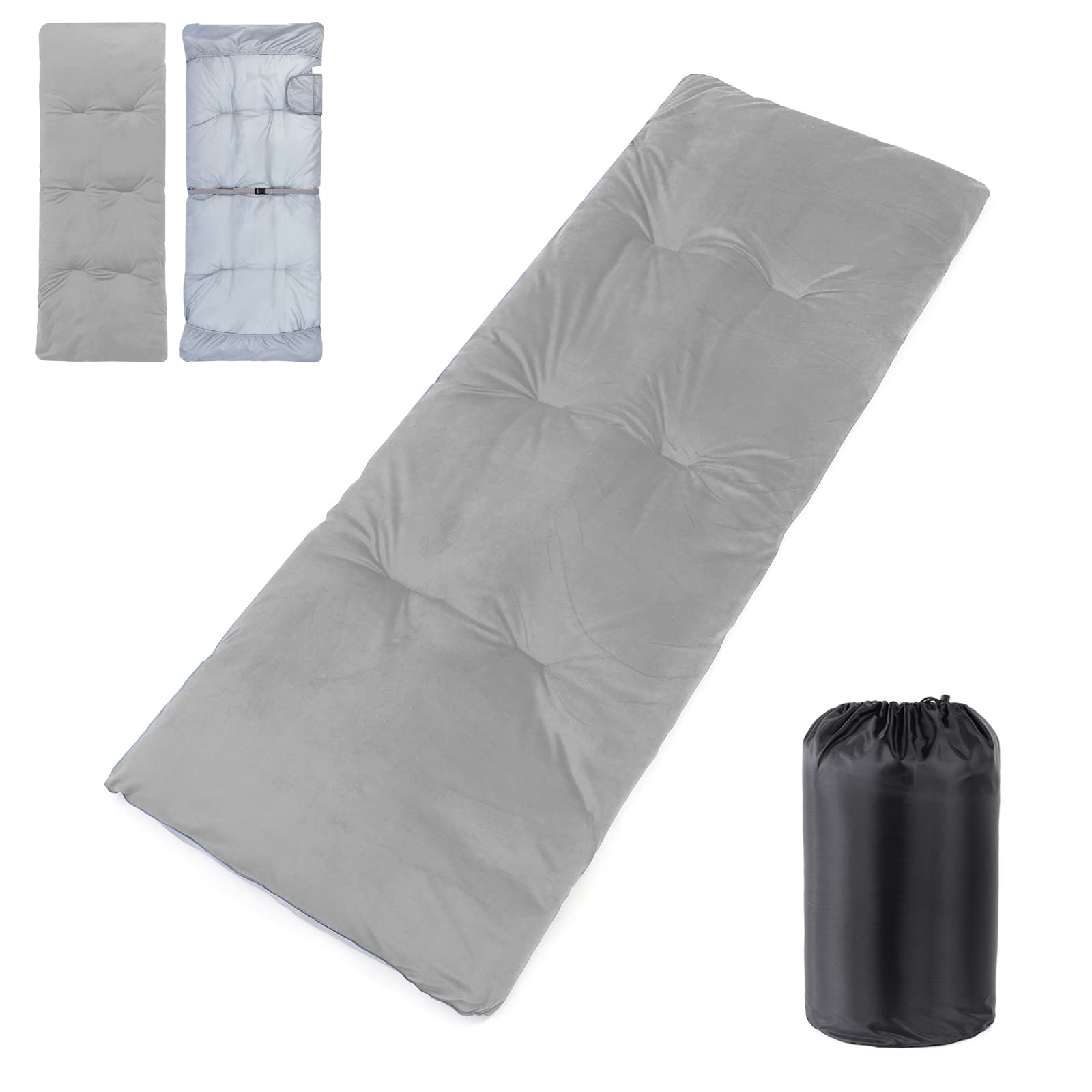 Camping Sleeping Cots Pads - Thick Camping Mattress for Adults 75"x29" Outdoor Lightweight Foldable for Hiking Backpacking Traveling