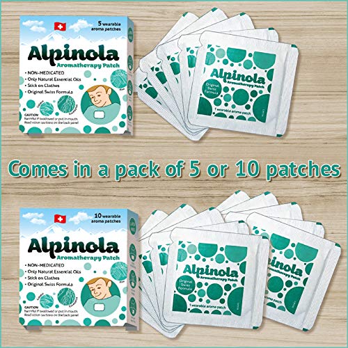 Miniatura 5 de Parches de aromaterapia con aceites esenciales, no medicados (10 unidades)