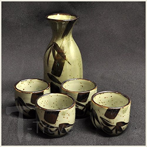 Japanese Bamboo Sake Set