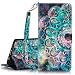 Galaxy S10 Case, Hocase PU Leather Full Body Protective Phone Case with Credit Card Holders, Wrist Strap, Magnetic Closure for Samsung Galaxy S10 (6.1-inch) 2019 SM-G973 - Mandala in Galaxy