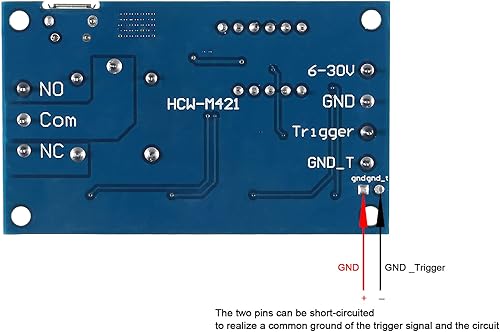 Miniatura 4 de DIANN 2pcs DC 6V-30V Módulo de relé de temporizador de ciclo de disparo Interruptor de temporizador de retardo de encendidoapagado Módulo de relé