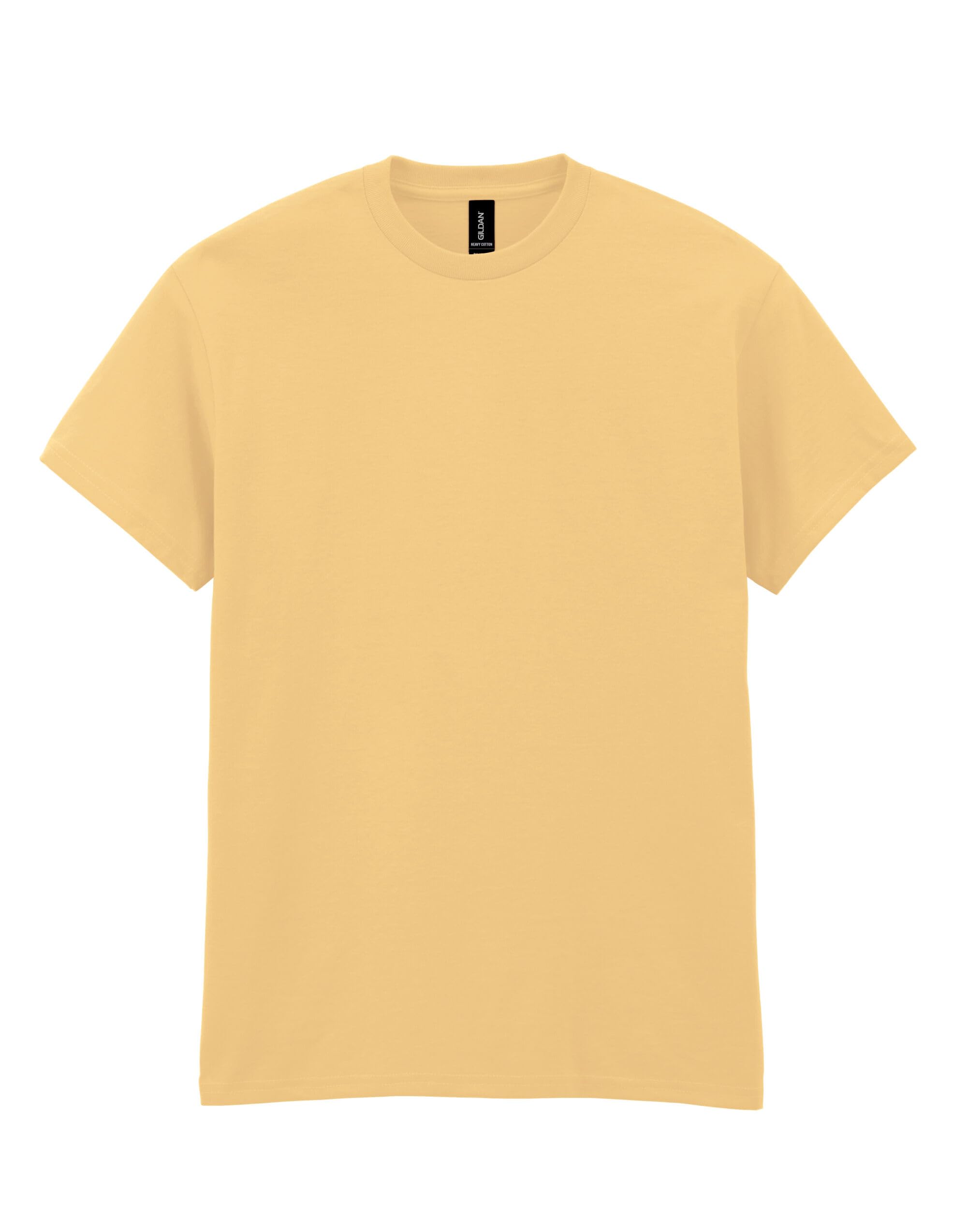 Gildan Heavy Cotton Adult T-Shirt, Yellow Haze, XL