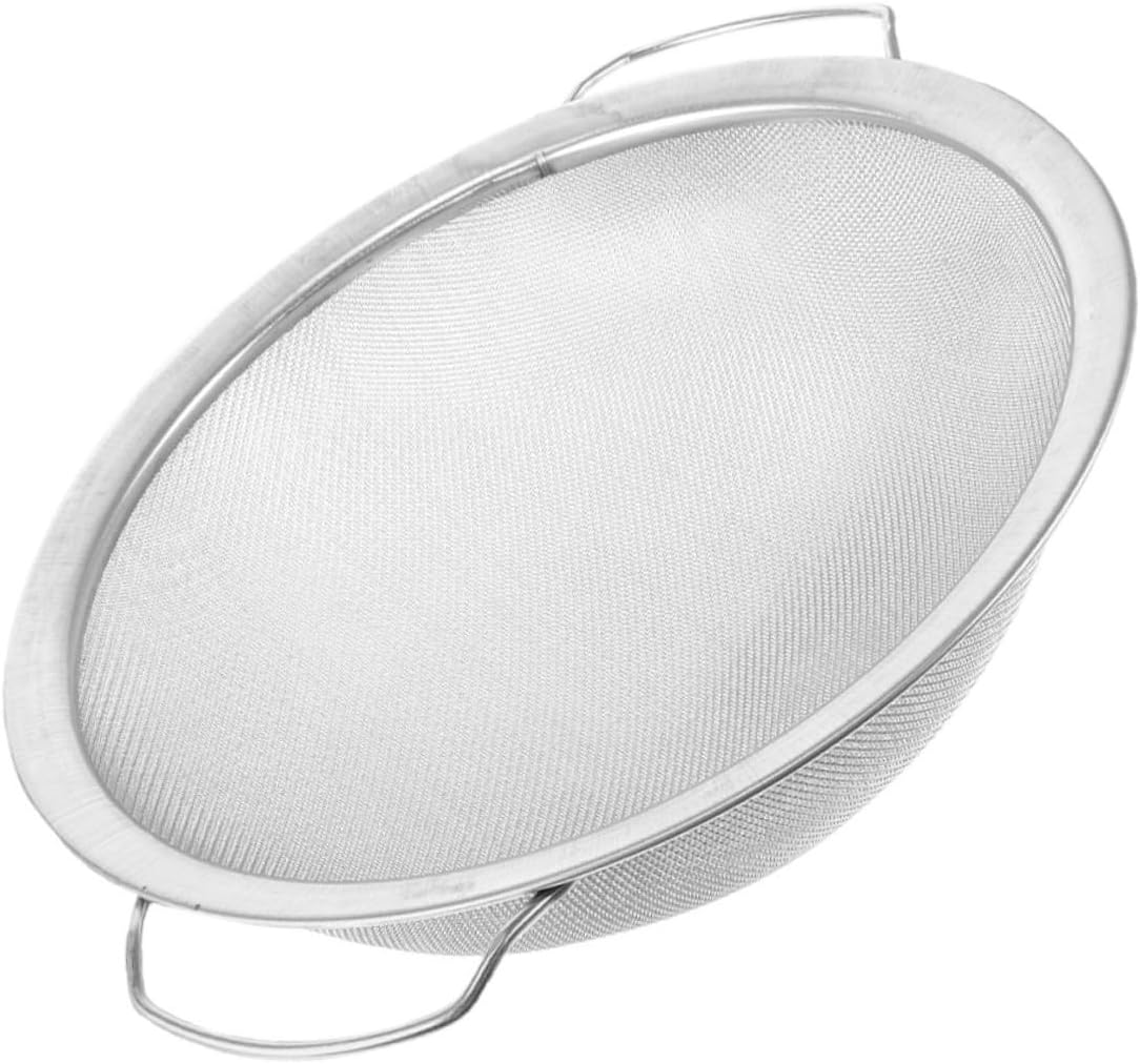 UKCOCO Stainless Steel Paint Strainer Mesh Filter for Gallon Buckets, Fine Mesh Paint Sieve Net, Spray Gun Accessory for Automotive and Home Renovation Use