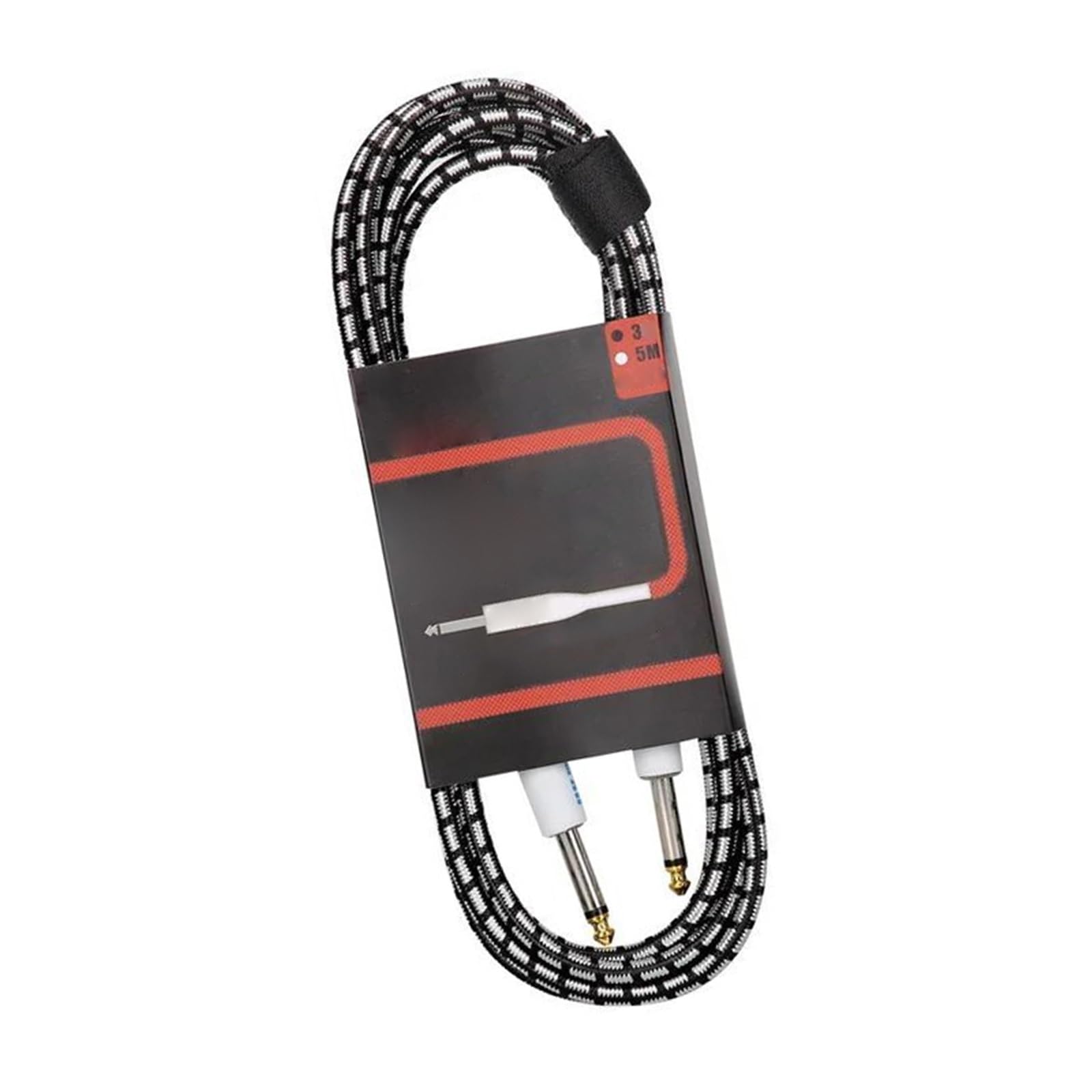 Kabel Do Gitary Kable Gitarowe Anti-Noise Line 6,35 Mm Pleciony Pedał Basowy